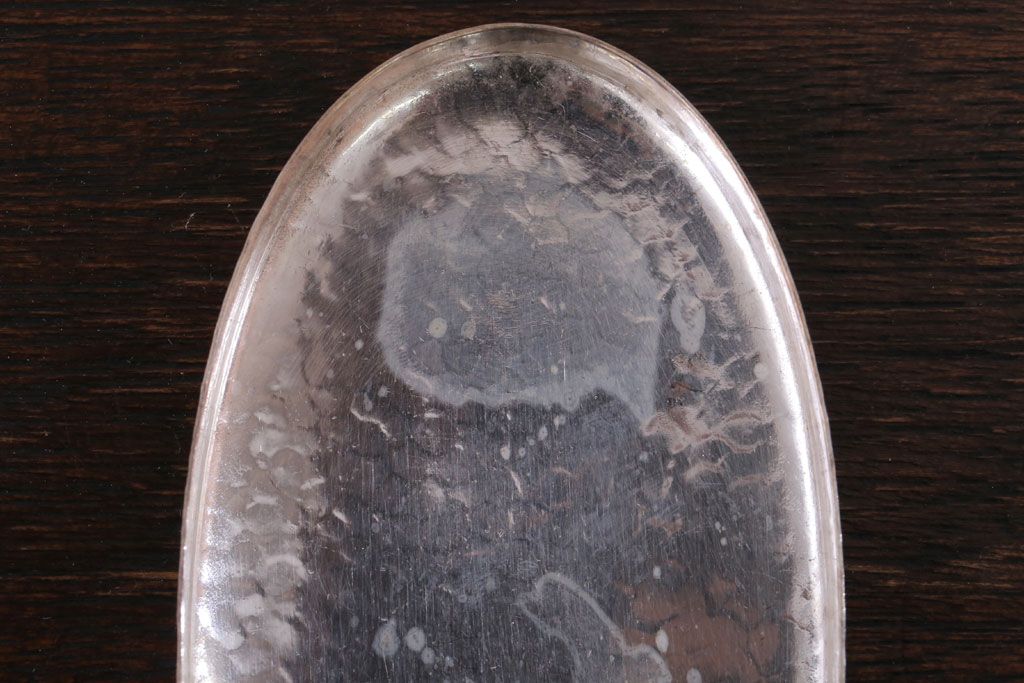 アンティーク雑貨　アンティーク 純銀 服部製 小判型小物入れ 71.5g