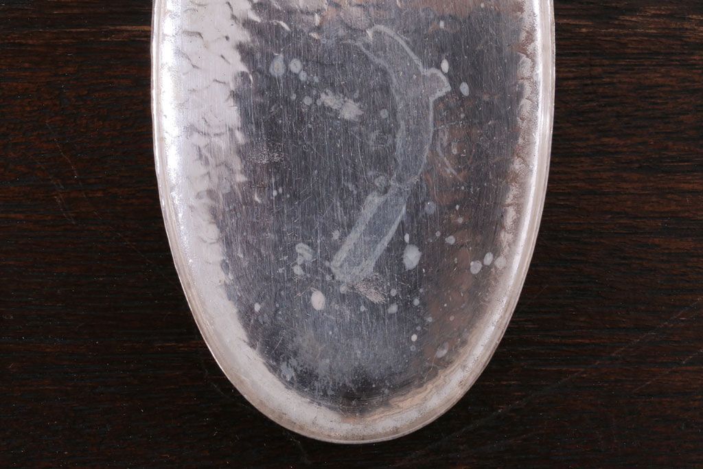 アンティーク雑貨　アンティーク 純銀 服部製 小判型小物入れ 71.5g