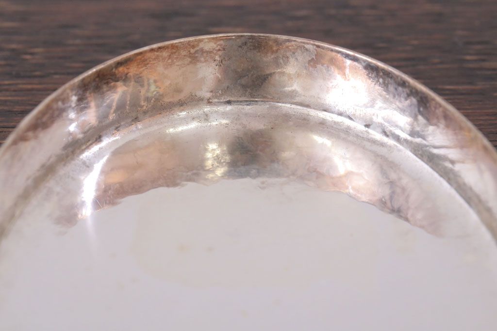 アンティーク雑貨　アンティーク 純銀 服部製 小判型小物入れ 71.5g