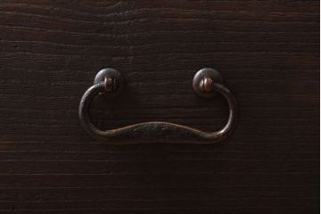 アンティーク家具　古民具・骨董　銅金具!総桐材の衣装箪笥ローボード(時代箪笥、桐箪笥、桐たんす)