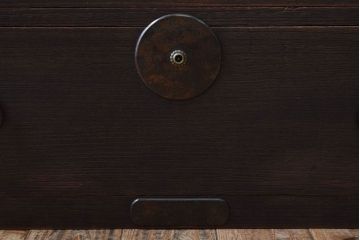 アンティーク家具　古民具・骨董　銅金具!総桐材の衣装箪笥ローボード(時代箪笥、桐箪笥、桐たんす)