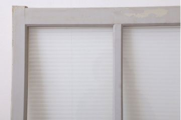 昭和レトロ　モールガラス入りの引き戸2枚セット(ガラス戸・窓)(3)