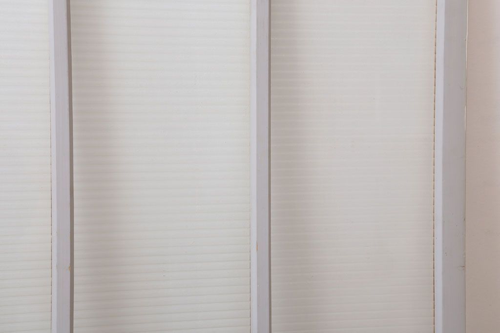 昭和レトロ　モールガラス入りの引き戸2枚セット(窓)