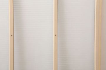 昭和レトロ　モールガラス入りの引き戸2枚セット(窓)