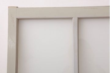 昭和レトロ　すりガラス入りの引き戸2枚セット(窓)