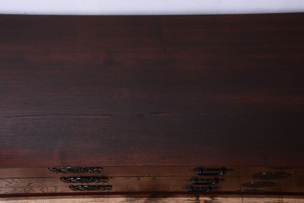 中古　筑後民芸家具　箪笥ローチェスト(ローボード)