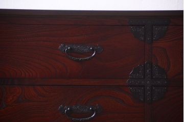 中古　筑後民芸家具　箪笥ローチェスト(ローボード)