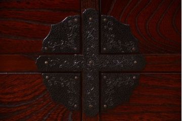 中古　筑後民芸家具　箪笥ローチェスト(ローボード)