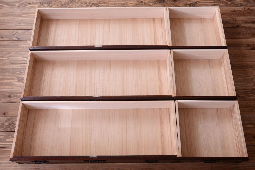 中古　筑後民芸家具　箪笥ローチェスト(ローボード)