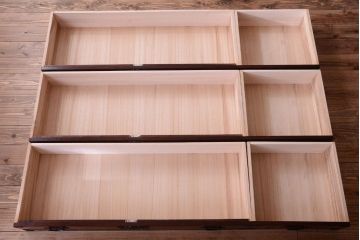 中古　筑後民芸家具　箪笥ローチェスト(ローボード)