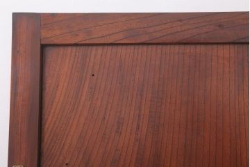 和製アンティーク　総欅材!鏡板一枚板の小さなドア