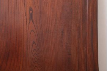 和製アンティーク　総欅材!鏡板一枚板の小さなドア