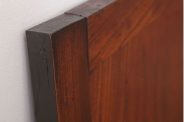 和製アンティーク　総欅材!鏡板一枚板の小さなドア