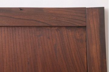 和製アンティーク　総欅材!鏡板一枚板の小さなドア