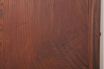 和製アンティーク　総欅材!鏡板一枚板の小さなドア