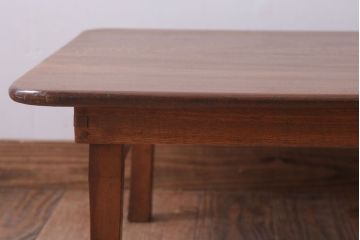アンティーク家具　アンティーク　古い木のシンプルなちゃぶ台(センターテーブル)