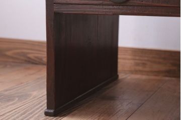 アンティーク家具　古民具・骨董　大正期　古い木の片袖文机