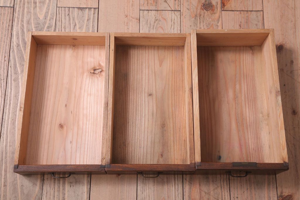 レトロ家具　昭和レトロ　古い欅材の片袖文机