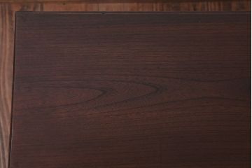 レトロ家具　昭和レトロ　古い欅材の片袖文机