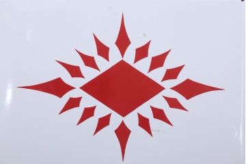 アンティーク雑貨　昭和レトロ　特大　デッドストック　焼酎ダイヤ　ホーロー看板(企業看板)