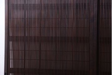 古民具・骨董　裏障子付き!上質なアンティーク格子戸3枚セット