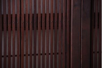 古民具・骨董　裏障子付き!上質なアンティーク格子戸3枚セット