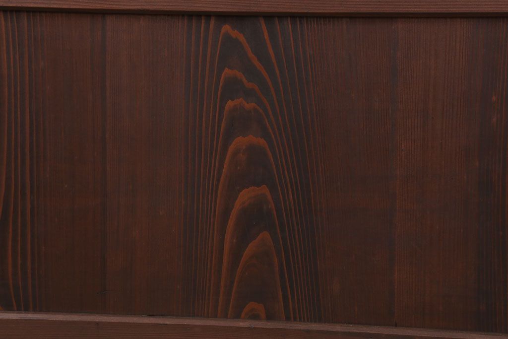 和製アンティーク　大正〜昭和　荒格子戸2枚セット