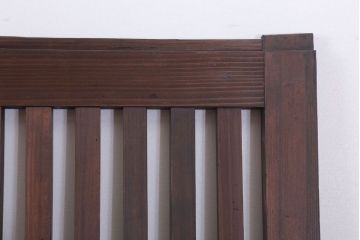 和製アンティーク　大正〜昭和　荒格子戸2枚セット