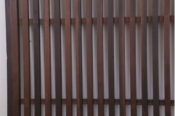 和製アンティーク　大正〜昭和　荒格子戸2枚セット