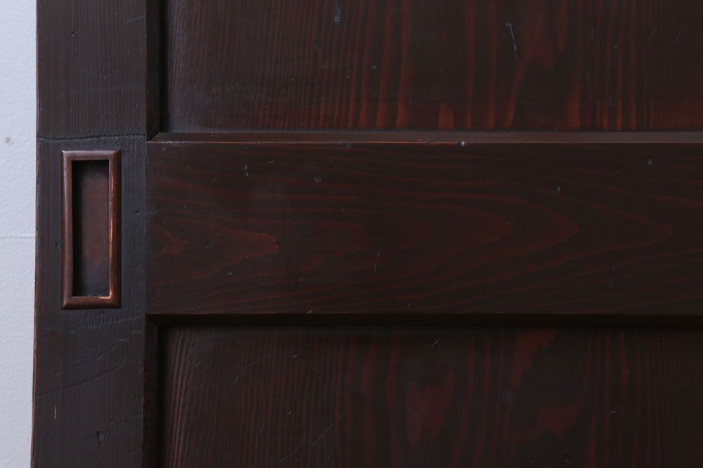 古民具・骨董　檜材のアンティーク高級板戸4枚セット