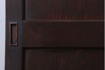 古民具・骨董　檜材のアンティーク高級板戸4枚セット