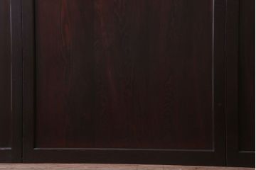 古民具・骨董　檜材のアンティーク高級板戸4枚セット