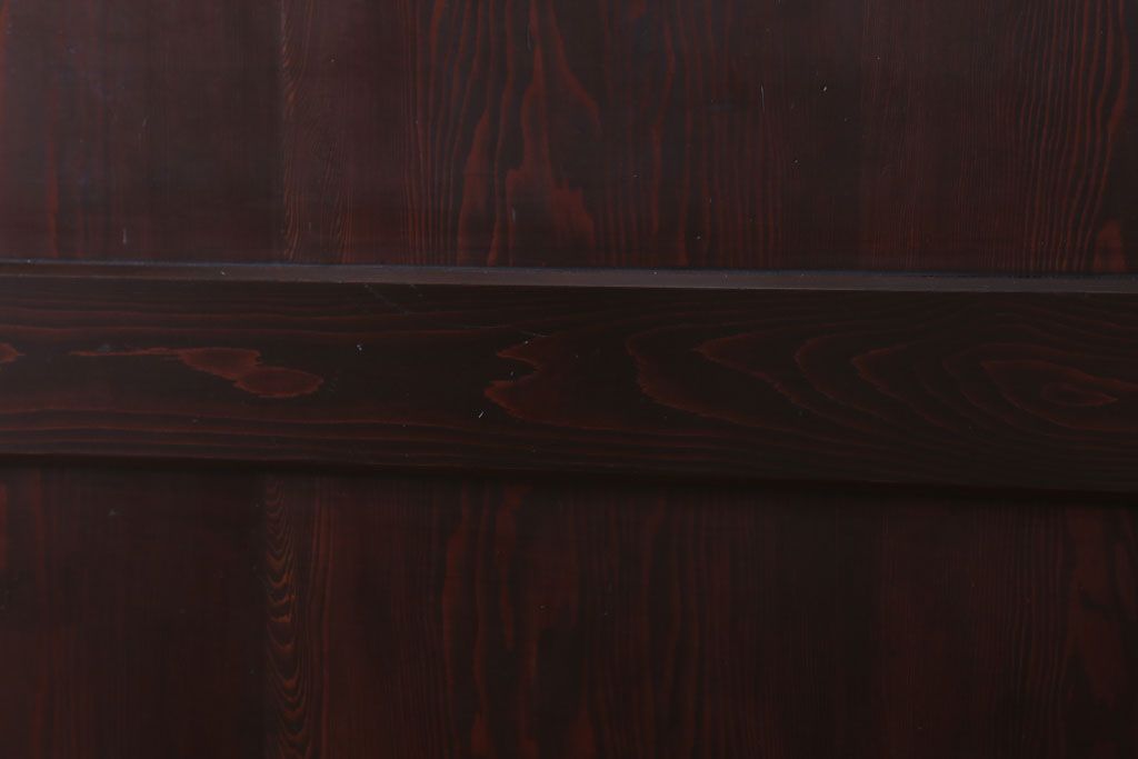 古民具・骨董　檜材のアンティーク高級板戸4枚セット