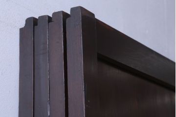 古民具・骨董　檜材のアンティーク高級板戸4枚セット