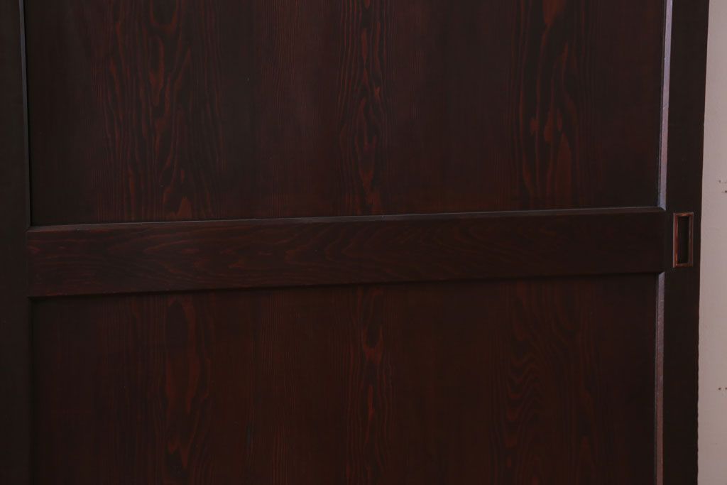 古民具・骨董　檜材のアンティーク高級板戸4枚セット