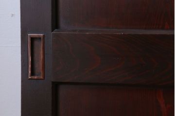 古民具・骨董　檜材のアンティーク高級板戸4枚セット