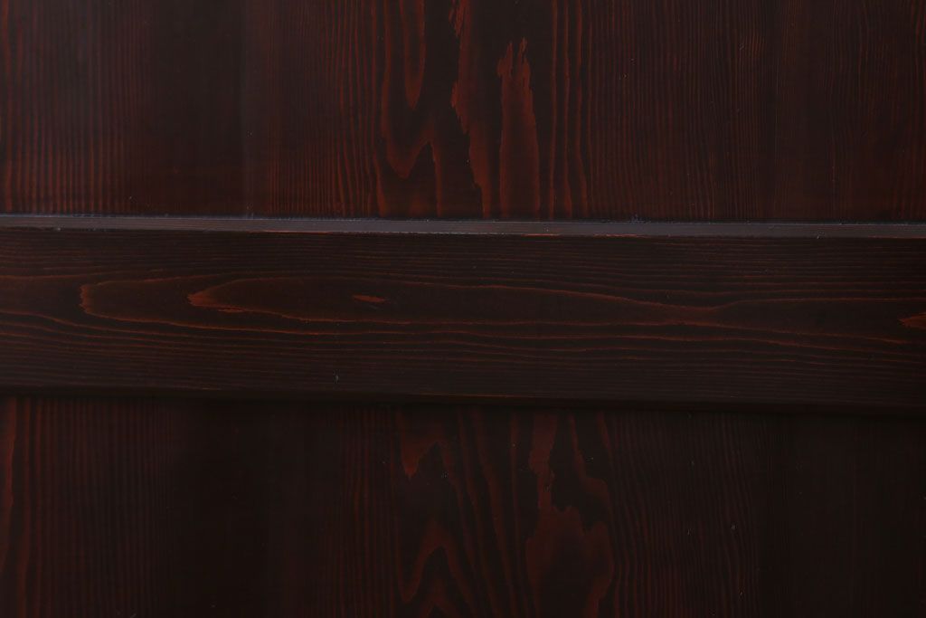 古民具・骨董　檜材のアンティーク高級板戸4枚セット