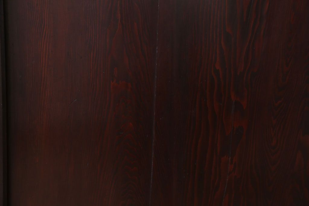 古民具・骨董　檜材のアンティーク高級板戸4枚セット