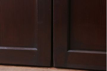 古民具・骨董　檜材のアンティーク高級板戸4枚セット