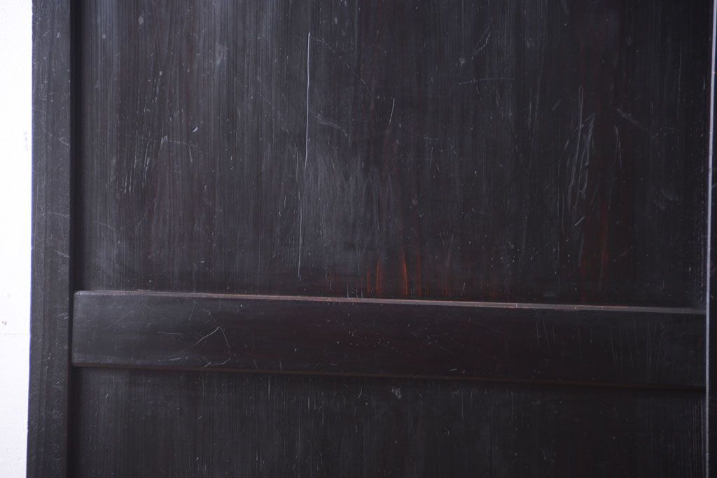 【I様ご成約済み・ご決済用】和製アンティーク　明治期　古い木味の帯戸(2)