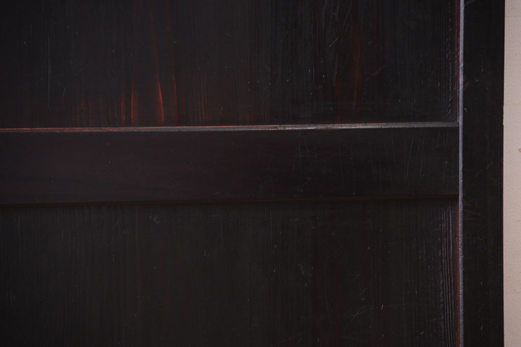 【I様ご成約済み・ご決済用】和製アンティーク　明治期　古い木味の帯戸(2)