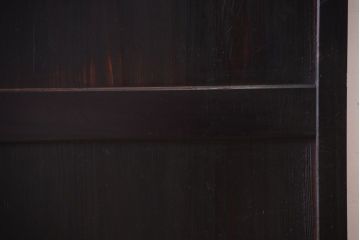 【I様ご成約済み・ご決済用】和製アンティーク　明治期　古い木味の帯戸(2)