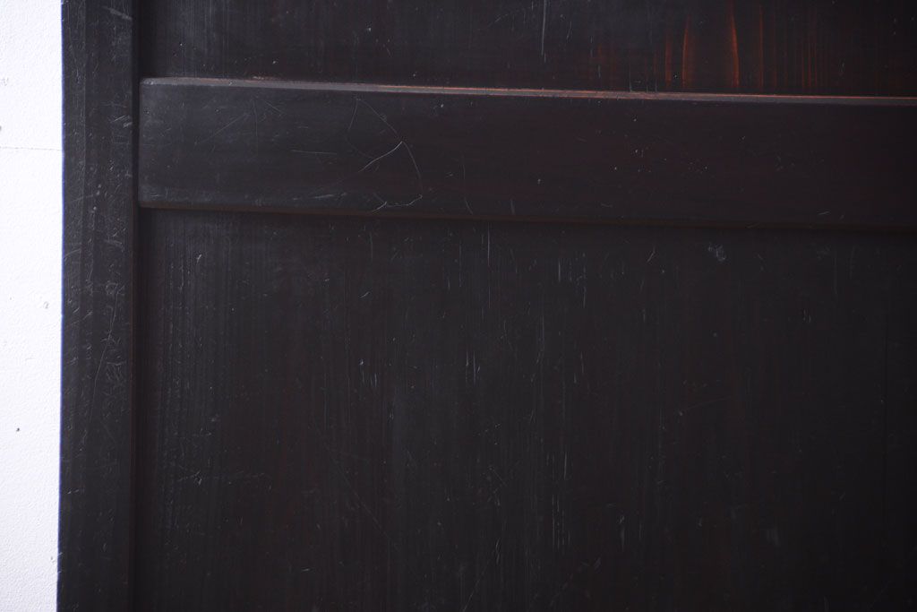 【I様ご成約済み・ご決済用】和製アンティーク　明治期　古い木味の帯戸(2)