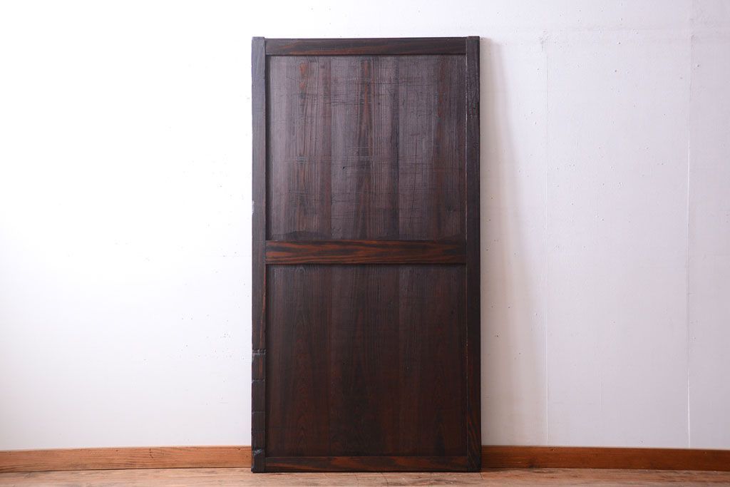 【I様ご成約済み・ご決済用】和製アンティーク　明治期　古い木味の帯戸(2)