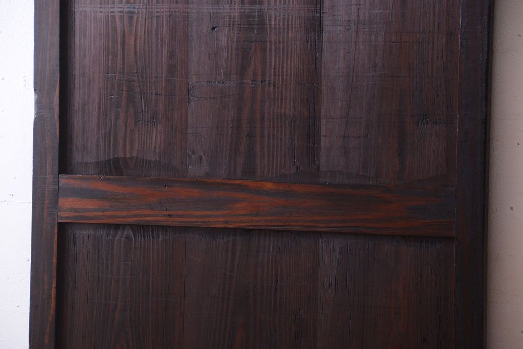 【I様ご成約済み・ご決済用】和製アンティーク　明治期　古い木味の帯戸(2)