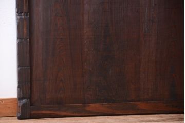 【I様ご成約済み・ご決済用】和製アンティーク　明治期　古い木味の帯戸(2)