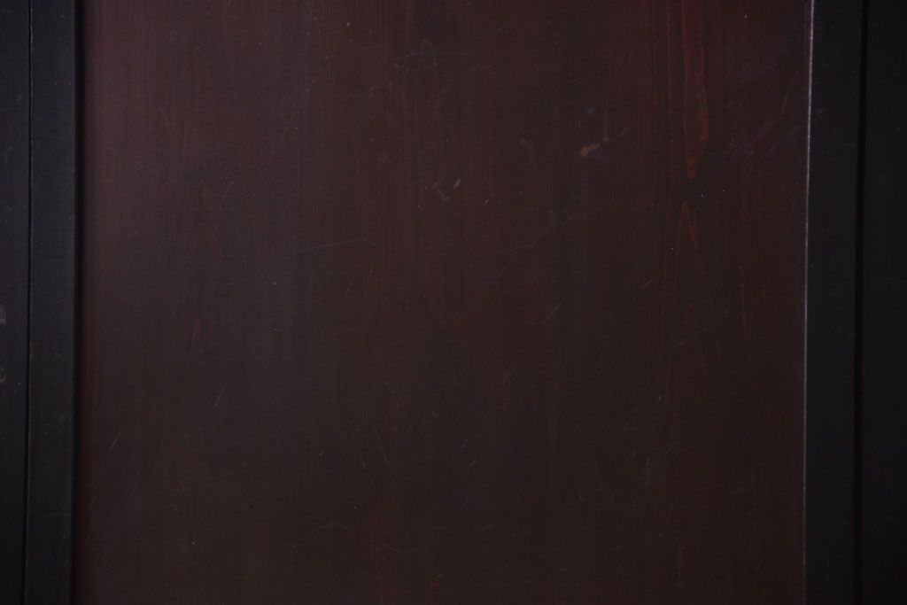 古民具・骨董　明治〜大正　古い木製の板戸帯戸4枚セット