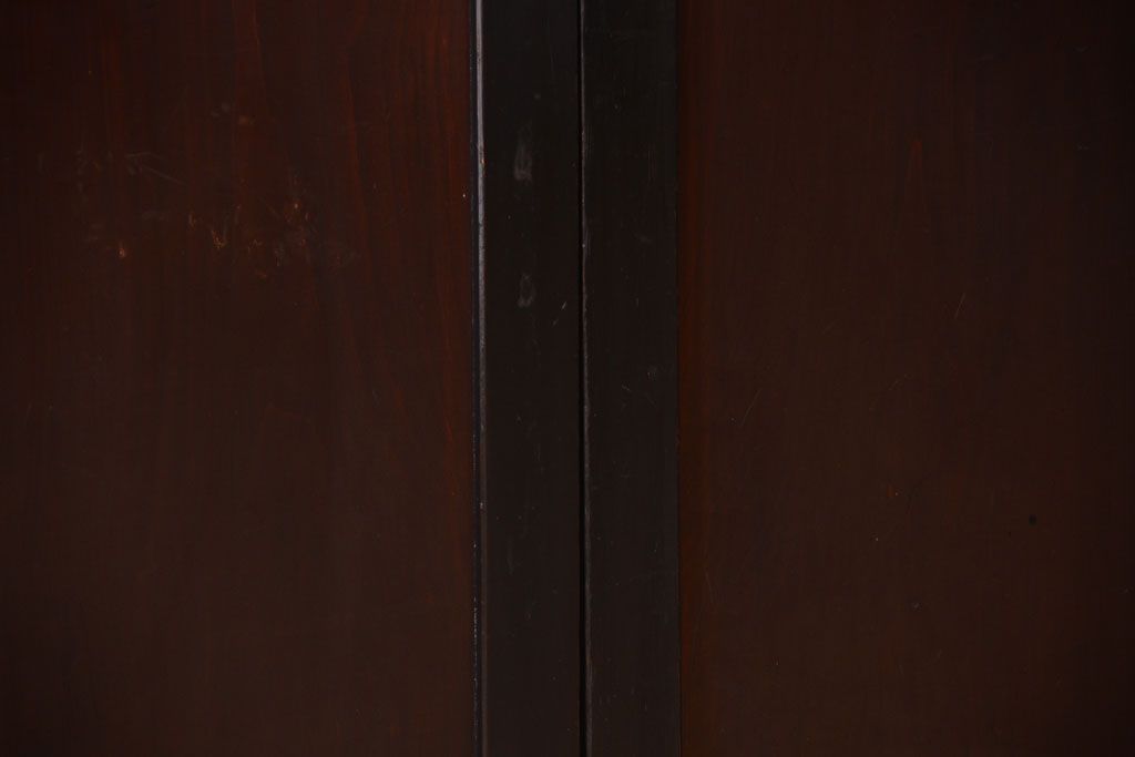 古民具・骨董　明治〜大正　古い木製の板戸帯戸4枚セット