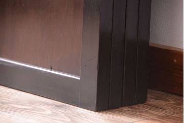 古民具・骨董　明治〜大正　古い木製の板戸帯戸4枚セット