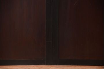 古民具・骨董　明治〜大正　古い木製の板戸帯戸4枚セット